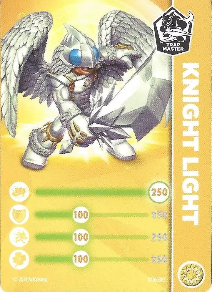 Cartes Skylanders Trap Team - Knight Light