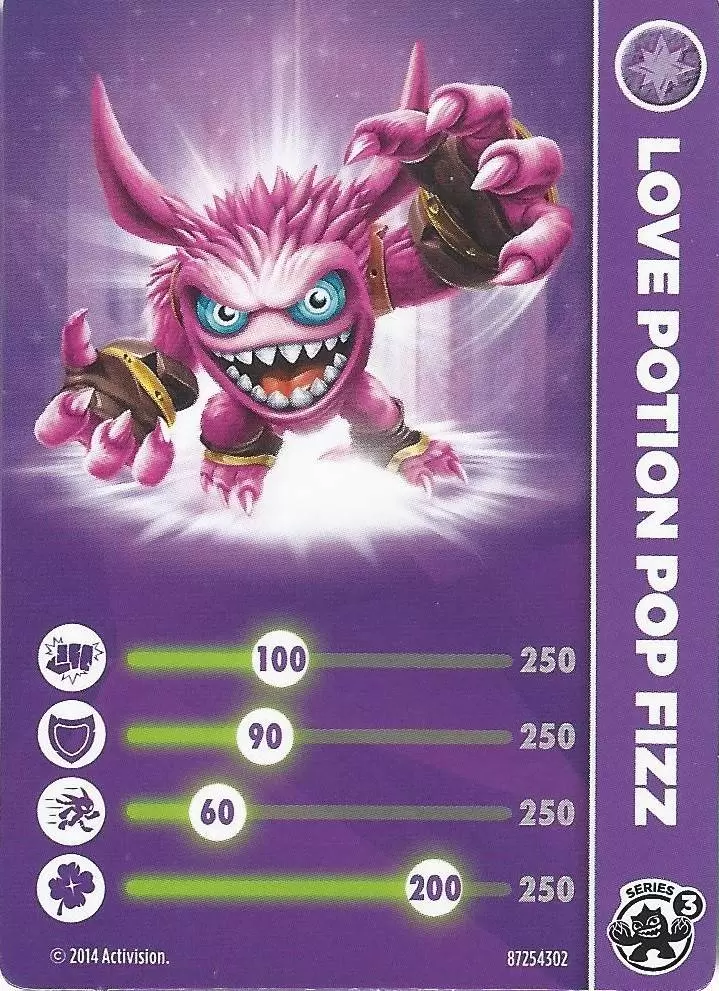 Skylanders Trap Team Cards - Love Potion Pop-Fizz