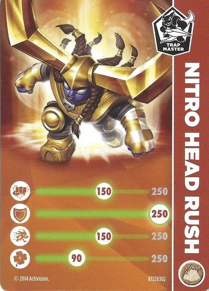 Skylanders Trap Team Cards - Nitro Head Rush