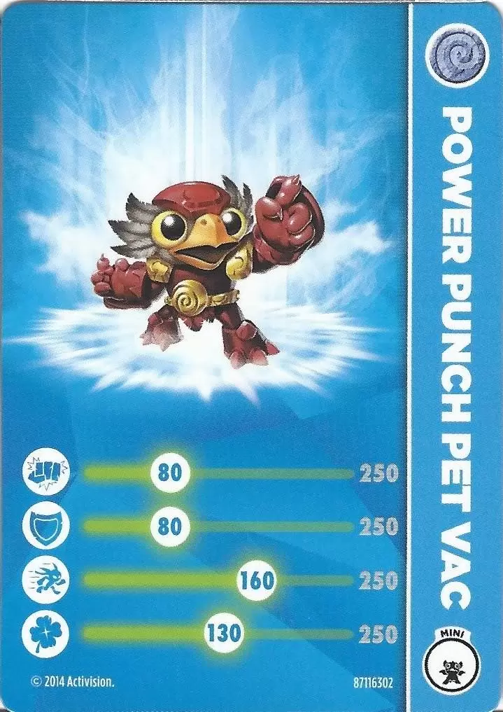 Skylanders Trap Team Cards - Power Punch Pet-Vac