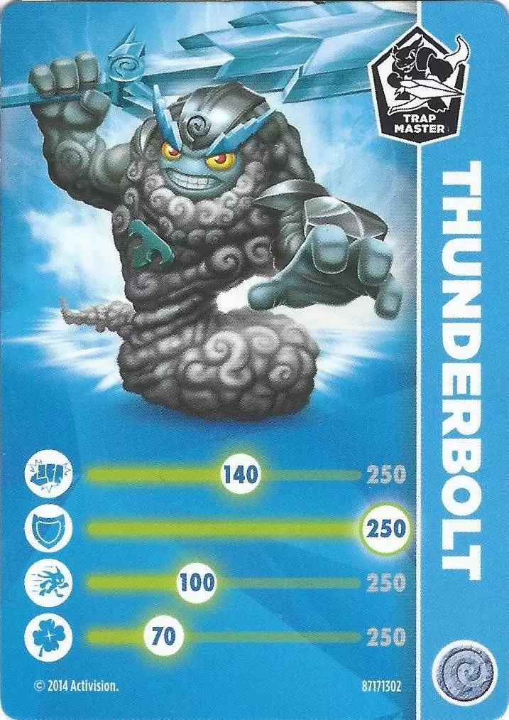 Skylanders Trap Team Cards - Thunderbolt