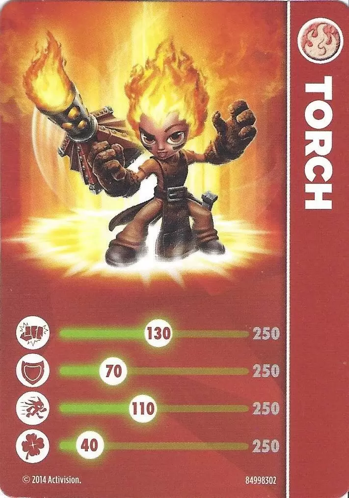 Skylanders Trap Team Cards - Torch