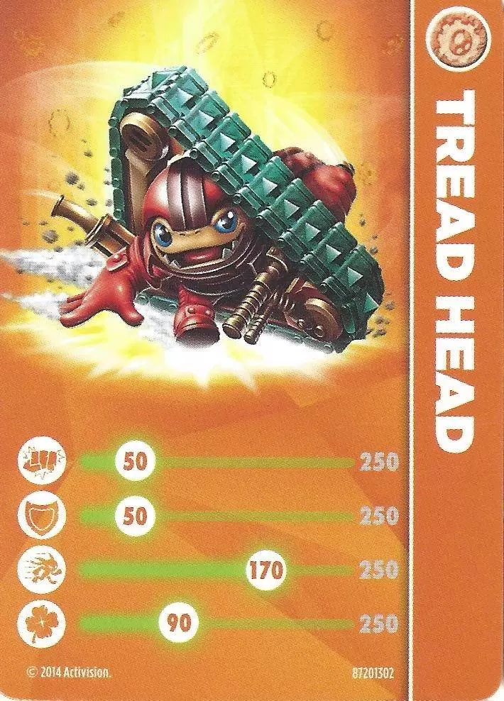 Skylanders Trap Team Cards - Tread Head
