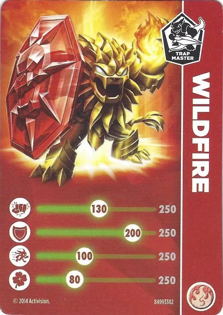 Skylanders Trap Team Cards - Wildfire