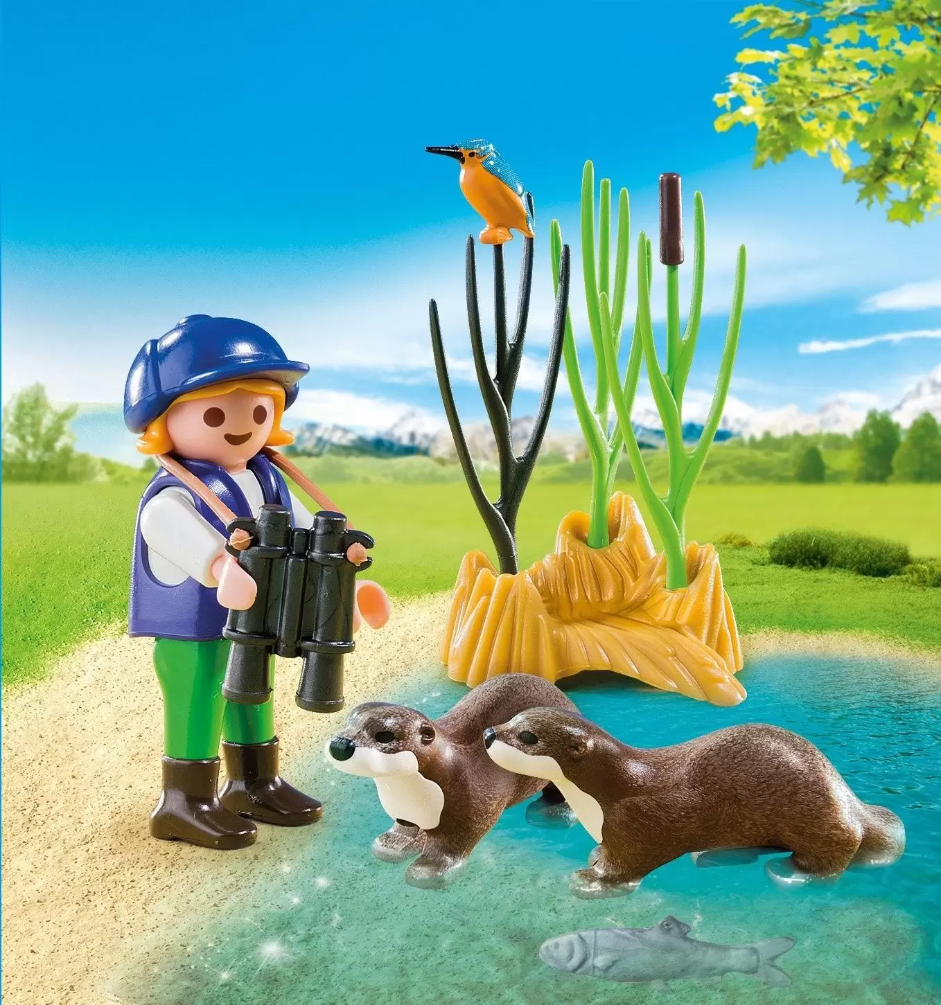 Playmobil SpecialPlus - Young Explorer with Otters