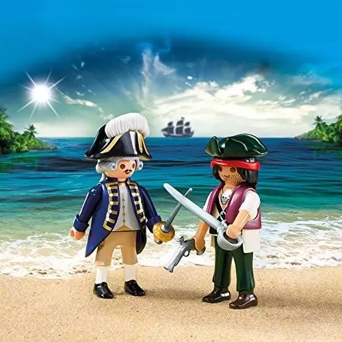 Playmobil Pirates - Pirate et soldat royal