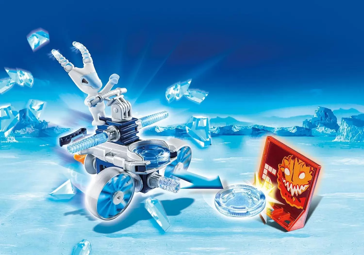 Playmobil Aventuriers - Robot de glace avec lance-disques