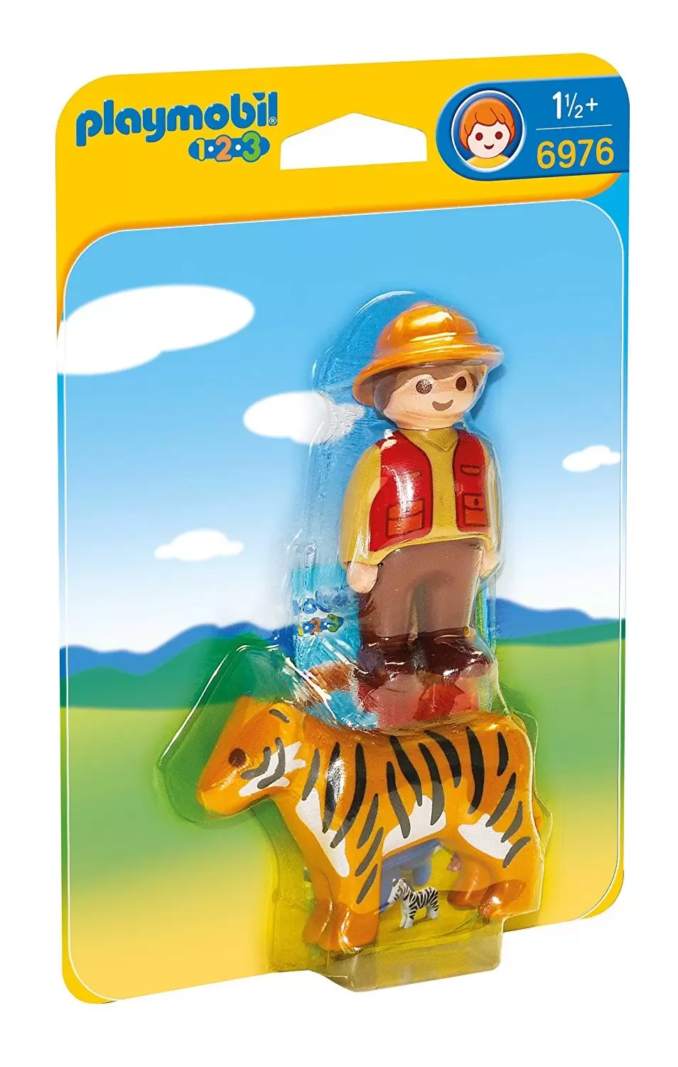 Playmobil 1.2.3 - Aventurier avec tigre