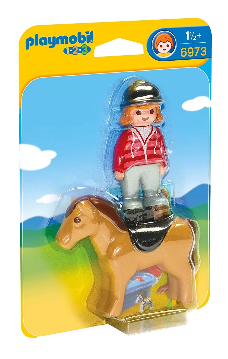 Playmobil 1.2.3 - Cavalière avec cheval