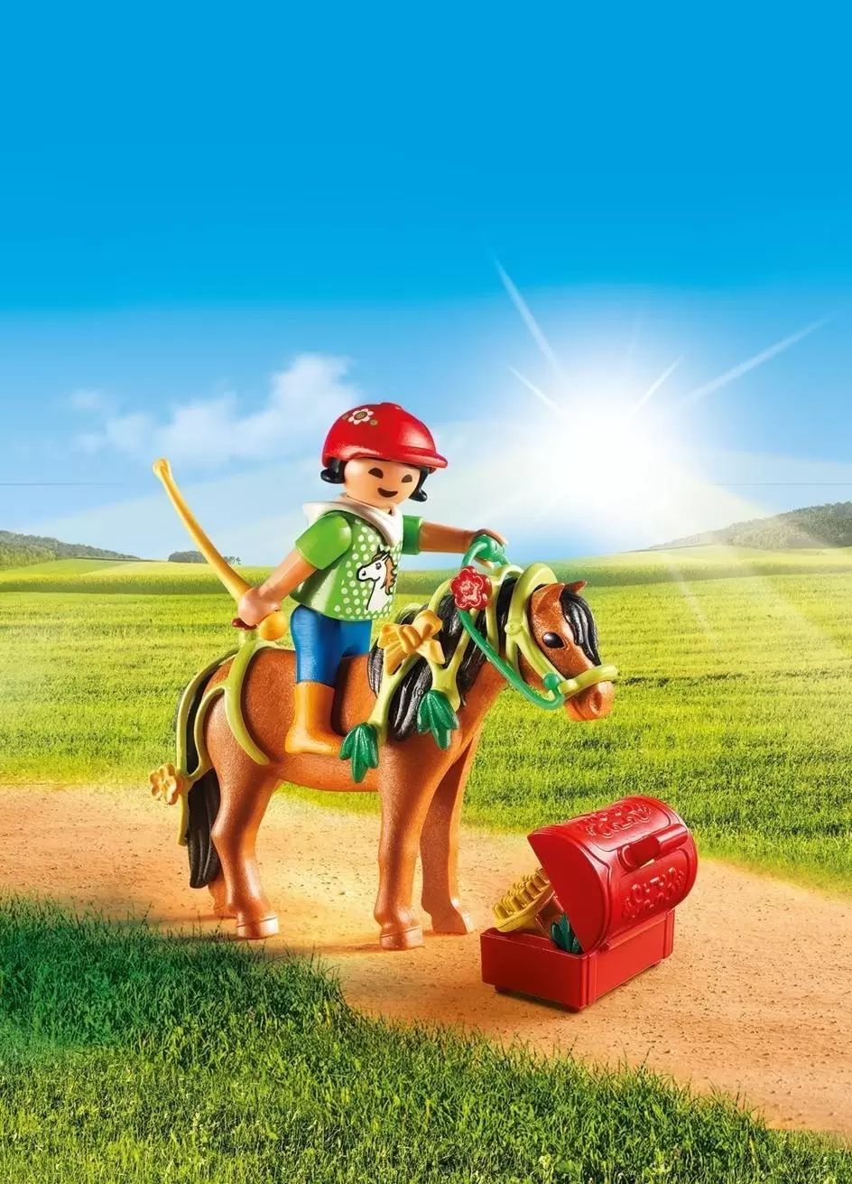 Playmobil équitation - Poney à décorer Fleur