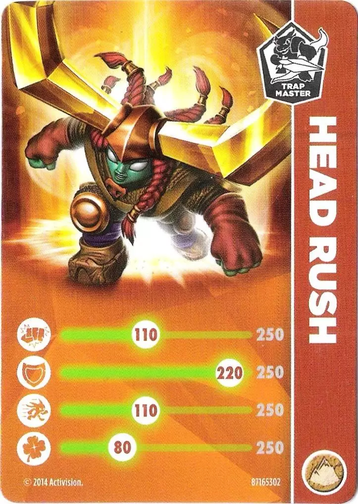 Skylanders Trap Team Cards - Head Rush