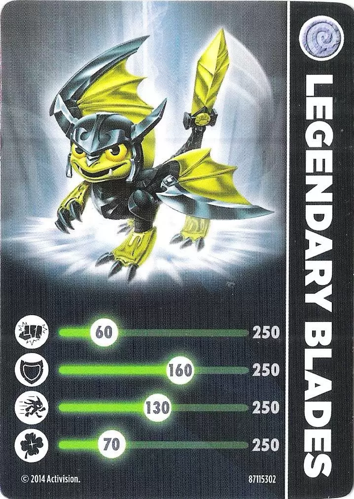 Skylanders Trap Team Cards - Legendary Blades