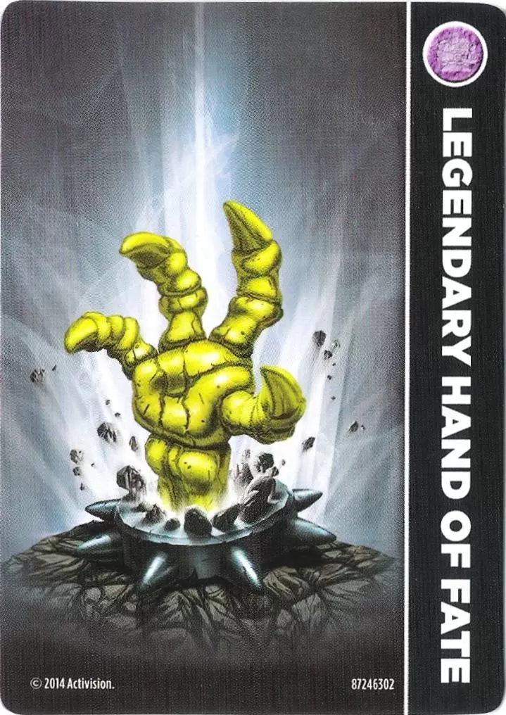 Skylanders Trap Team Cards - Legendary Hand of Fate