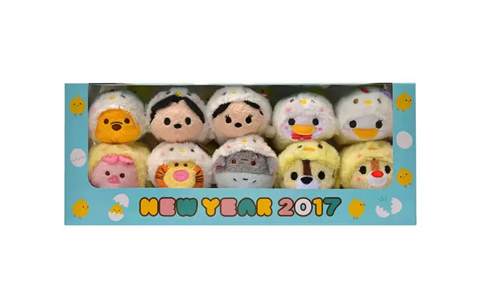 Tsum Tsum Plush Bag And Box Sets - Year of The rooster 2017
