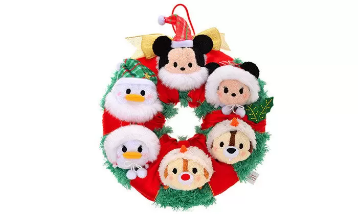 Tsum Tsum Plush Bag And Box Sets - Christmas Wreath 2015