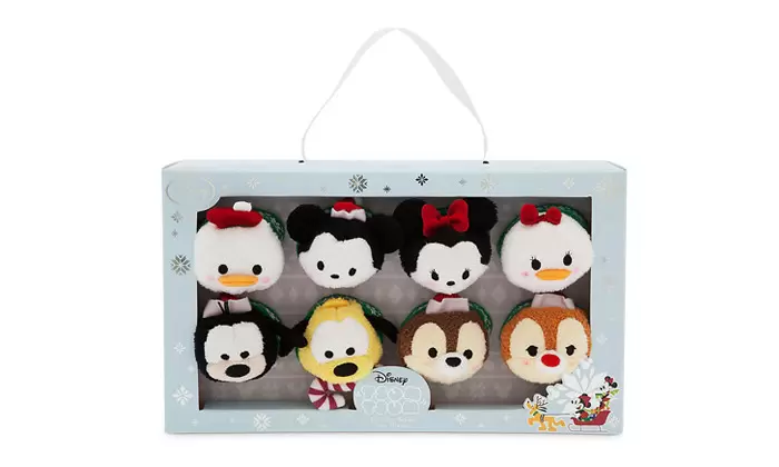 Tsum Tsum Plush Bag And Box Sets - Mickey And Friends Christmas 2015 Box Set