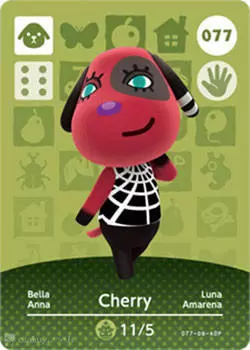 Animal Crossing Cards: Series 1 - Cherry