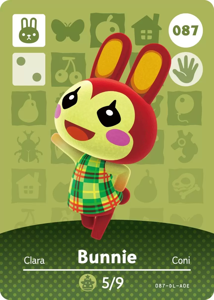 Animal Crossing Cards: Series 1 - Bunnie
