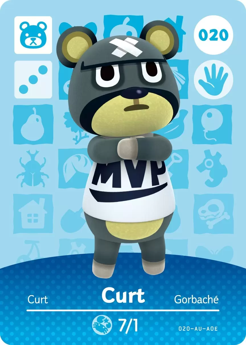 Animal Crossing Cards: Series 1 - Curt