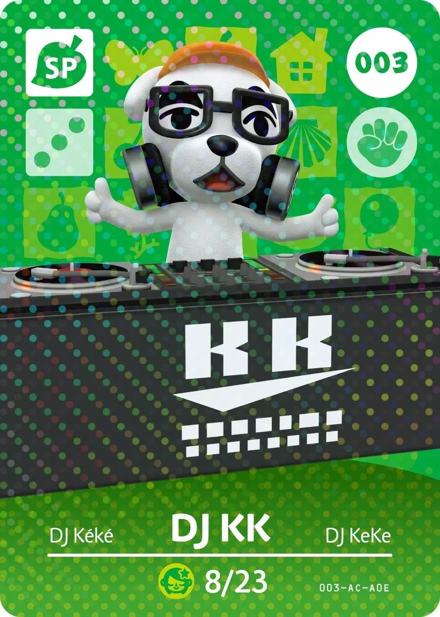 Animal Crossing Cards: Series 1 - DJ KK