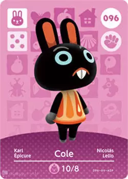 Animal Crossing Cards: Series 1 - Cole