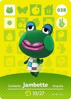 Animal Crossing Cards: Series 1 - Jambette