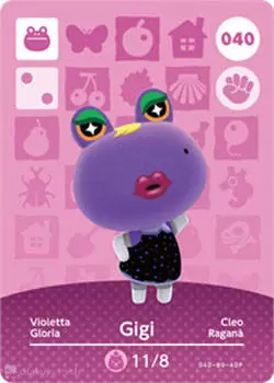 Cartes Animal Crossing: Série 1 - Gloria
