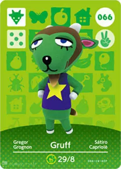 Cartes Animal Crossing: Série 1 - Grognon
