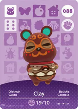 Animal Crossing Cards: Series 1 - Clay