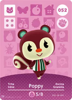Animal Crossing Cards: Series 1 - Poppy