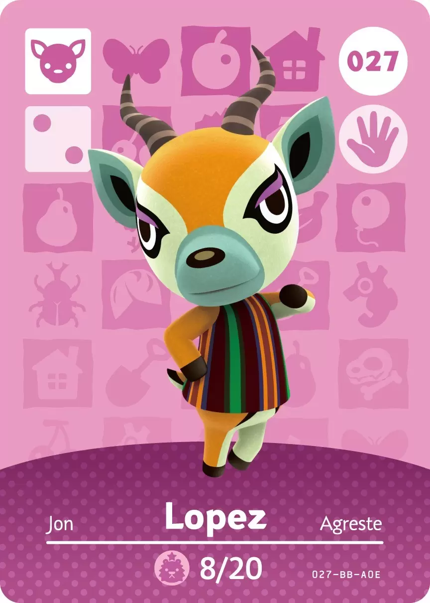 Animal Crossing Cards: Series 1 - Lopez