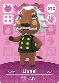 Animal Crossing Cards: Series 1 - Lionel