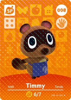 Animal Crossing Cards: Series 1 - Timmy