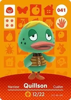 Animal Crossing Cards: Series 1 - Quillson