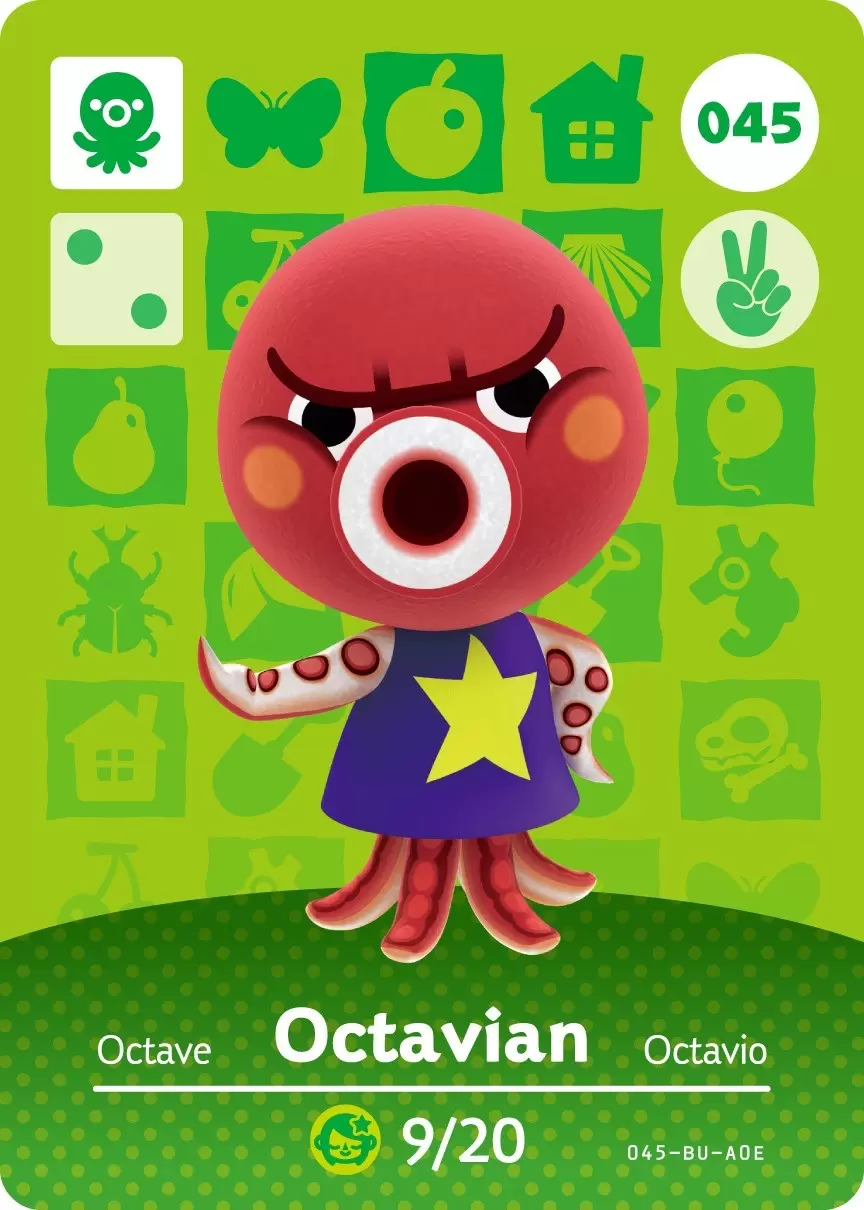 Animal Crossing Cards: Series 1 - Octavian