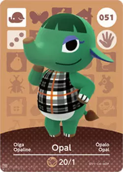 Animal Crossing Cards: Series 1 - Opal