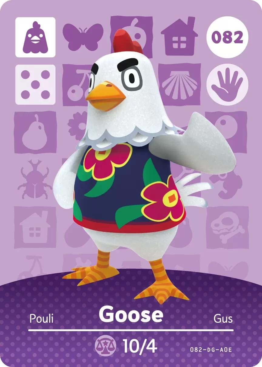 Animal Crossing Cards: Series 1 - Goose