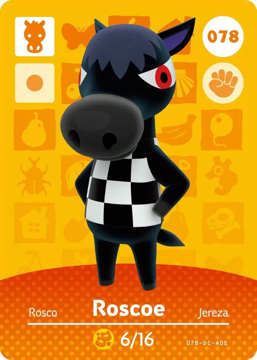 Animal Crossing Cards: Series 1 - Roscoe