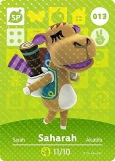 Cartes Animal Crossing: Série 1 - Sarah