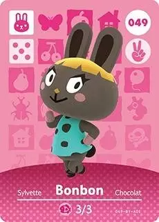 Animal Crossing Cards: Series 1 - Bonbon