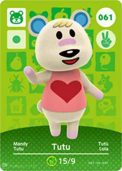 Animal Crossing Cards: Series 1 - Tutu