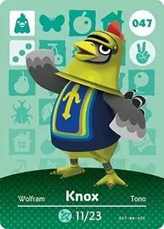Animal Crossing Cards: Series 1 - Knox