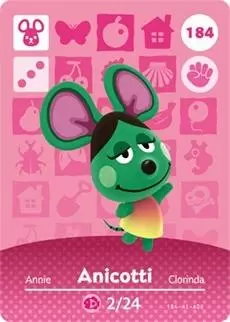 Animal Crossing Cards : Series 2 - Anicotti