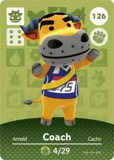 Animal Crossing Cards : Series 2 - Coach