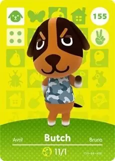 Animal Crossing Cards : Series 2 - Butch