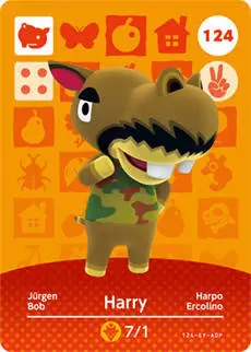 Animal Crossing Cards : Series 2 - Harry