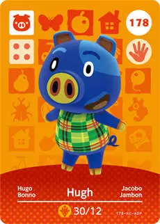 Animal Crossing Cards : Series 2 - Hugh