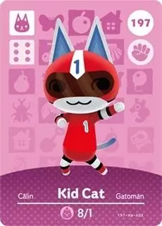 Animal Crossing Cards : Series 2 - Kid Cat