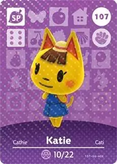 Animal Crossing Cards : Series 2 - Katie