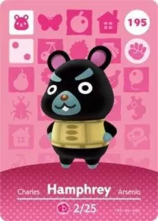Animal Crossing Cards : Series 2 - Hamphrey